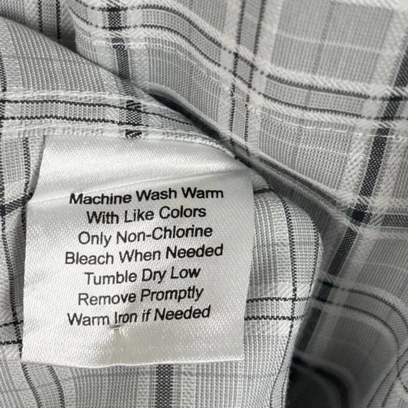 Pronto‎ Uomo Men Non-Iron Modern Fit Long Sleeve Shirt Size M - Picture 4 of 6